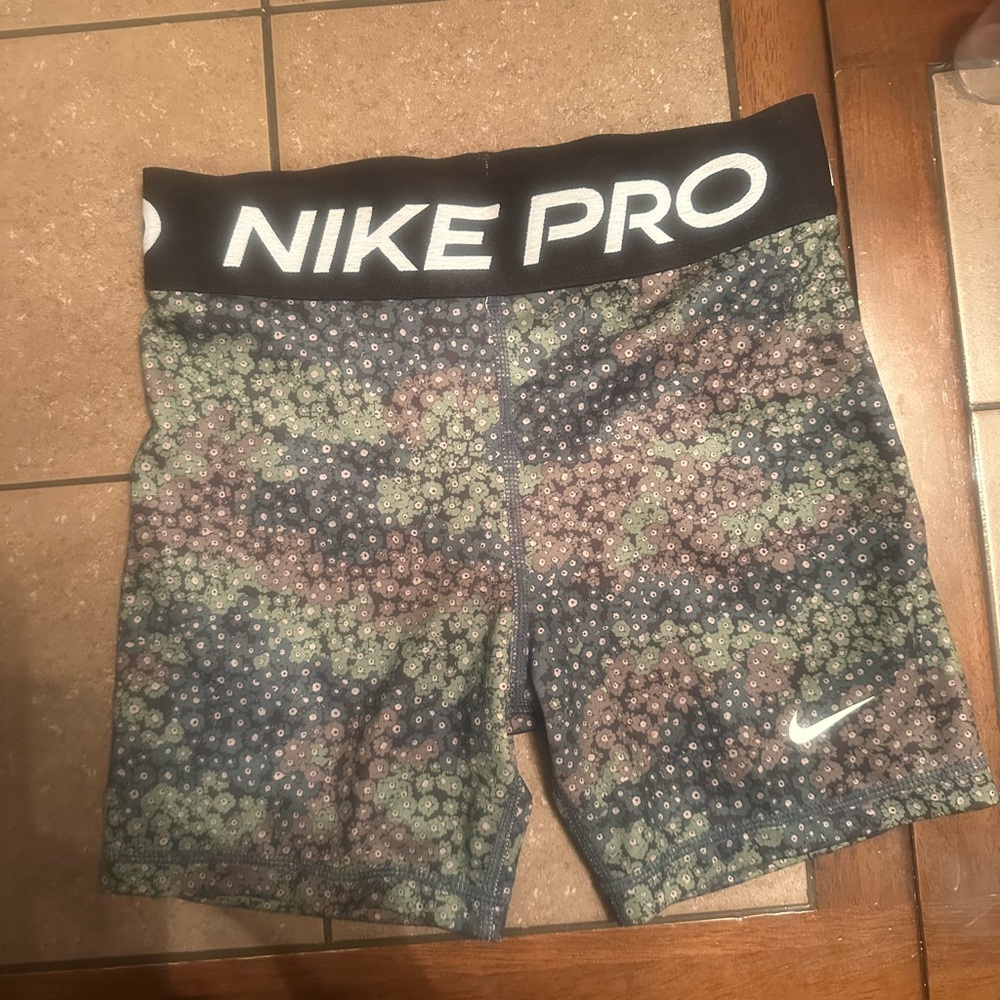 Nike Black and White Athletic Shorts